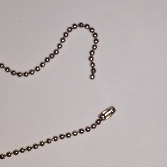 Set of 5 ball chain necklaces, gold color,  new never used. - Picture 2 of 11